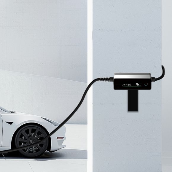 Mega Series Type2 mode 2 EV charger 16/32A, 3-p, CE wholesale - M-Ty2-M02