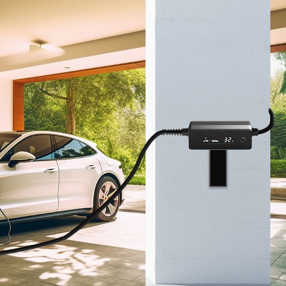 Para Series 6-32A 1-p App, CE Type2 mode 2 EV charger Factory Sale - M-Ty2-P01