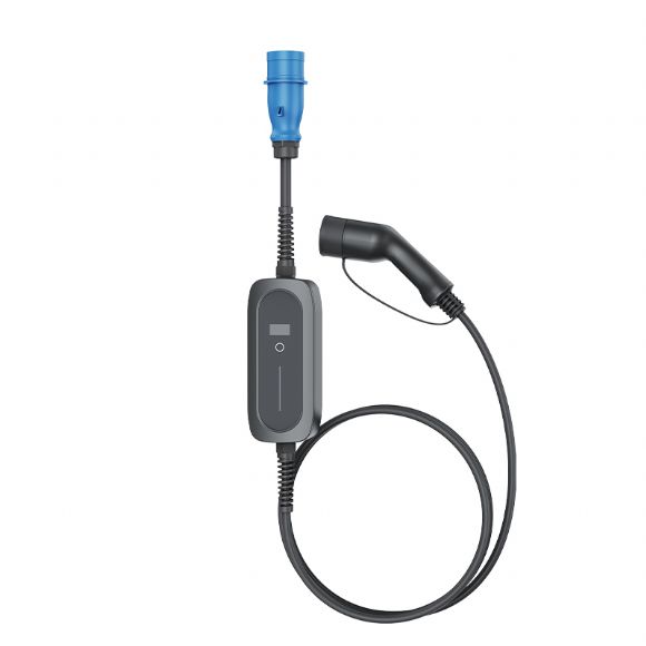 6-40A, 1-p, no screen, Type2 mode 2 EV charger Switchable plug, self current adapt - M-Ty2-S02